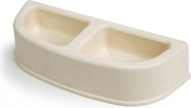 Loboo Cuenco doble para transportín Bubble Sand