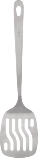 Espátula de acero inoxidable Silverline con perforación 32 cm