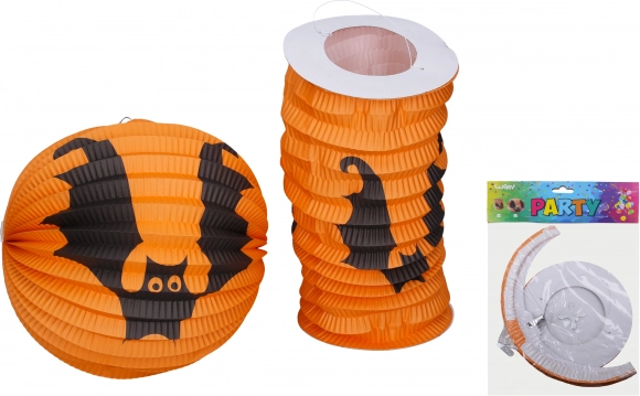Juego de farolillos de papel - Bola 25 cm y Cilindro 15 cm