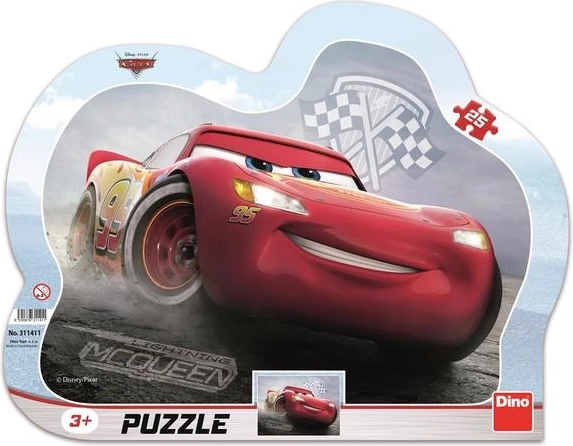 Dino Puzzle Cars 3: Rayo McQueen - 25 piezas