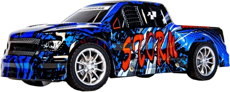 Coche RC de carreras con control remoto azul - 1 unidad