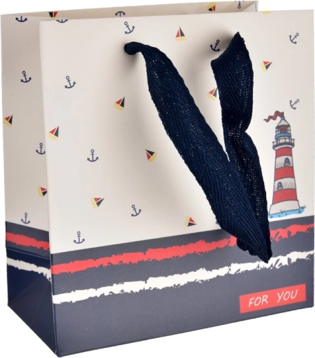 Bolsa de regalo de papel SEA 14 × 7 × 15 cm