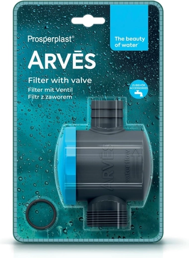 Filtro con válvula de 1" para barril de agua de lluvia Prosperplast
