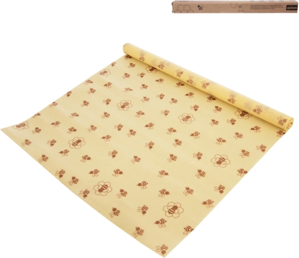 Paño ecológico de cera de abeja en rollo de algodón (100 × 33 cm)