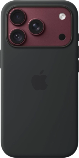 Funda de silicona Apple con MagSafe para iPhone 18 Pro – negra