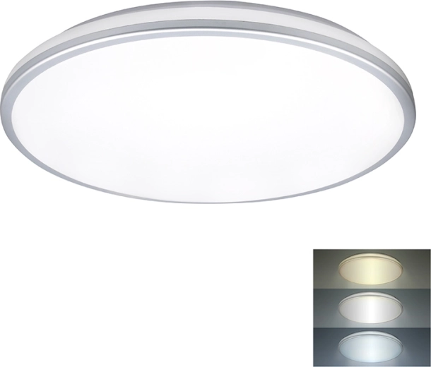 Luminaria LED redonda Solight con protección contra la humedad IP54, 18 W, 1530 lm, 33 cm