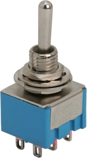 Interruptor de palanca DPDT ON-OFF-ON