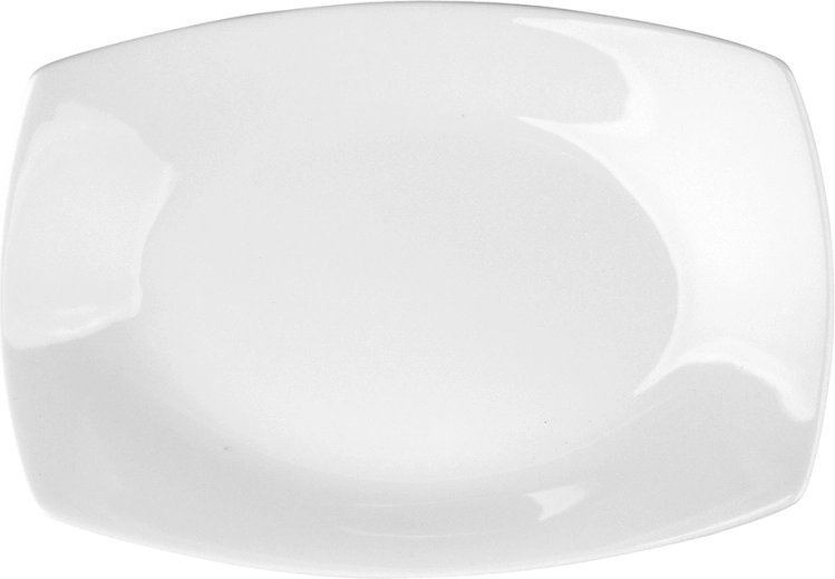 Mariapaula Moderna fuente de servir blanca cuadrada 33 cm