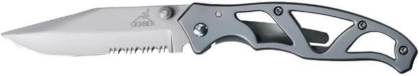 Navaja de bolsillo Gerber Paraframe II 9,1 cm, totalmente de acero