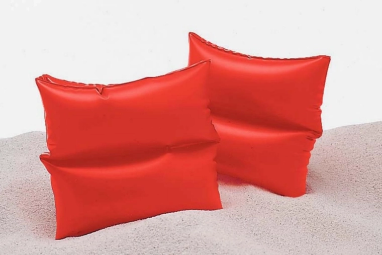 Manguitos hinchables de natación Intex 19 × 19 cm naranjas (1 par)