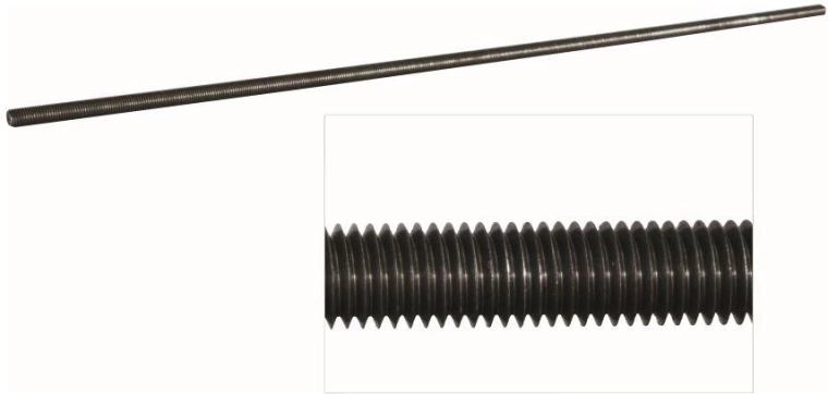 Varilla roscada M14 1 m clase de resistencia 4.8 DIN 975