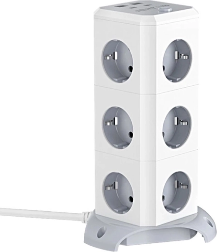 Cable alargador vertical BlitzWolf BW-EC3 con 12 tomas y USB