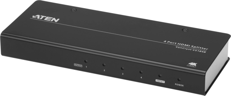 Divisor HDMI de 4 puertos True 4K ATEN VS184B