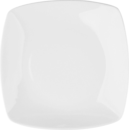 Plato de postre MariaPaula Moderna blanco 20,5 cm cuadrado