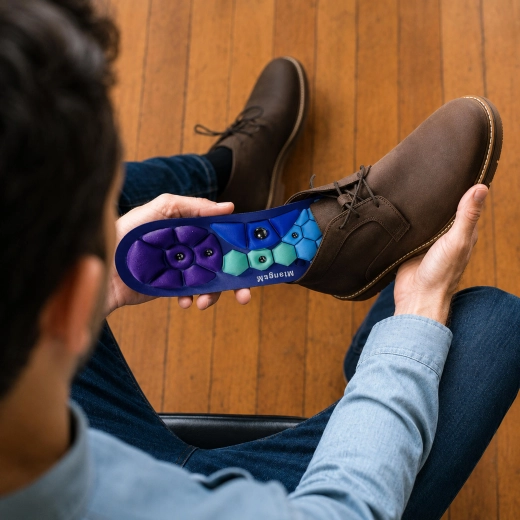 Plantillas magnéticas de masaje para zapatos con acupresión, talla S 35–39 - 1 pieza