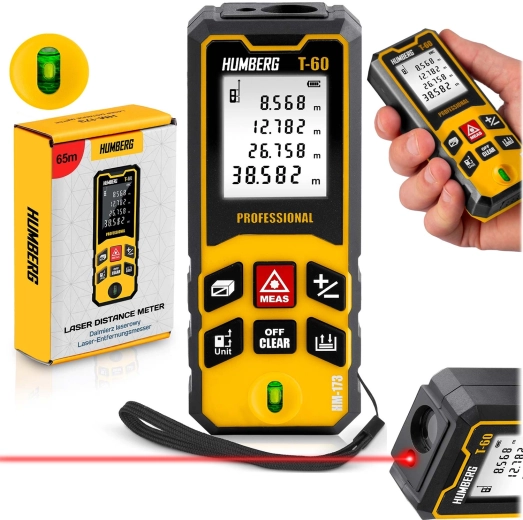 Medidor láser de distancia HUMBERG T-60 60 m