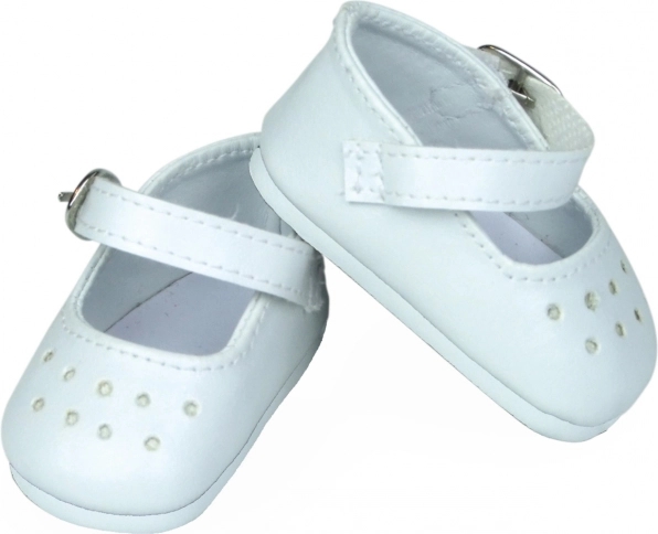 PETITCOLLIN zapatos blancos para muñeca 27 cm