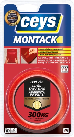 Cinta de montaje de doble cara 19 mm × 2,5 m MONTACK CEYS