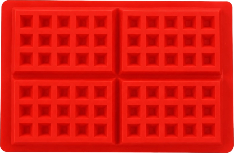 Molde de silicona multifuncional para gofres para freidora de aire (4 gofres) - 1 unidad