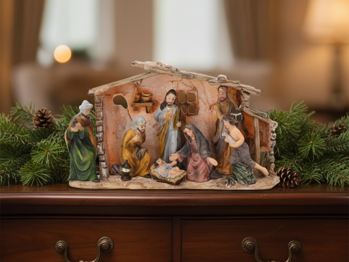 Belén navideño 17,5 × 5 × 10,5 cm