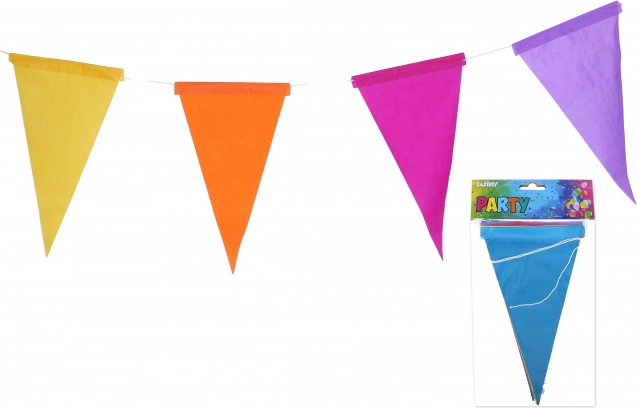 Guirnalda de papel con banderines