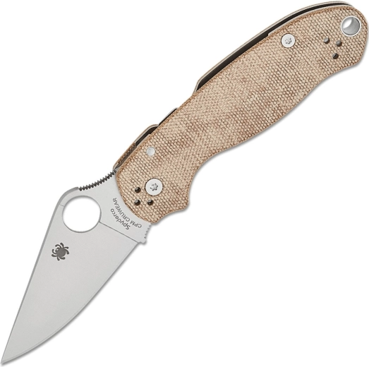 Spyderco Para 3 Brown navaja plegable de bolsillo micarta