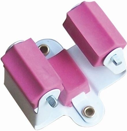 Soporte flexible para herramientas de jardín 20–40 mm, metal y TPR, 2 uds