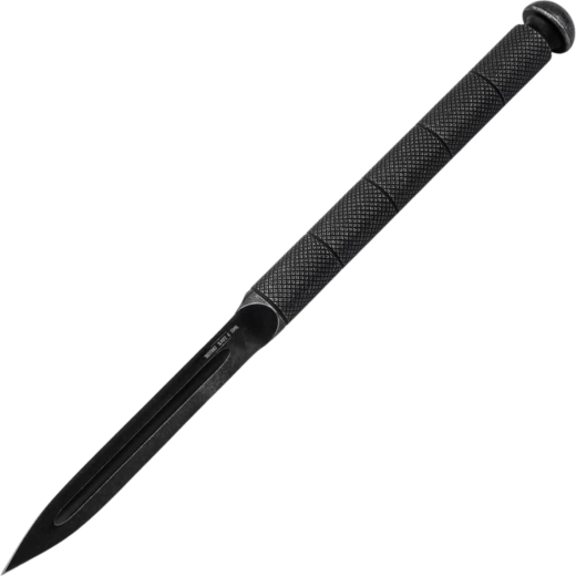 History Knife & Tool daga de manga – daga totalmente de acero con funda de cuero (8,9 cm)