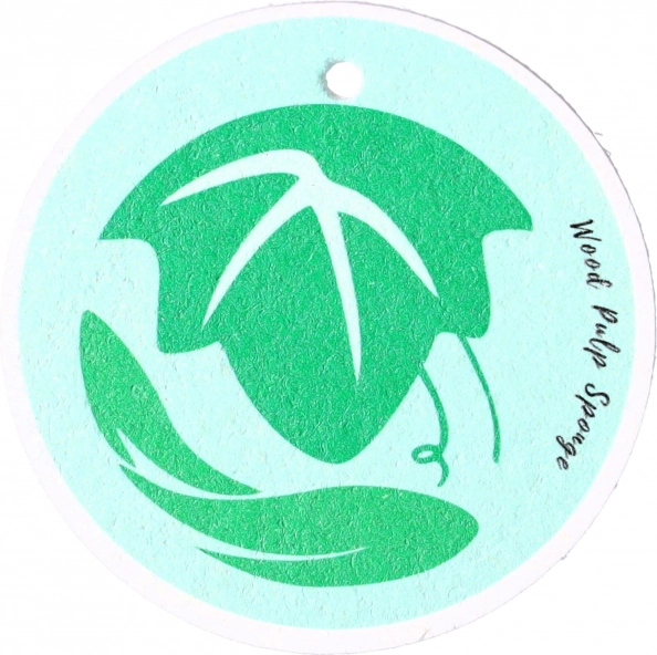 Esponja natural para platos - verde