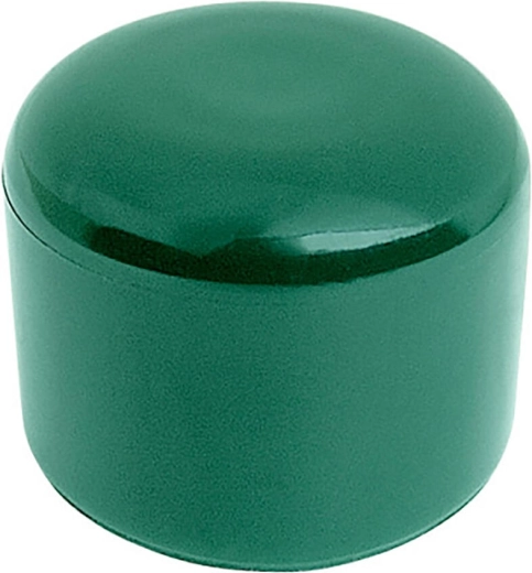 Tapa de plástico para poste de valla de 38 mm verde
