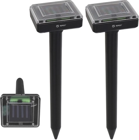 Repelente solar de topos y roedores REPEST, juego de 2 uds