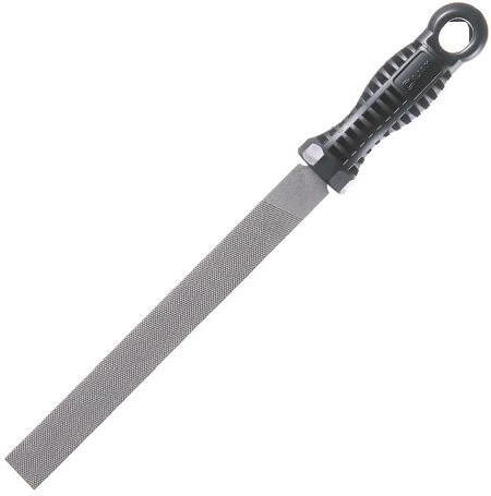 Lima plana 250 mm, corte cruzado, ligera