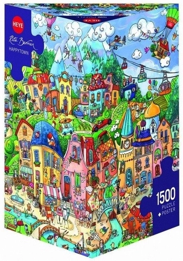 Puzzle HEYE Happytown 1500 piezas