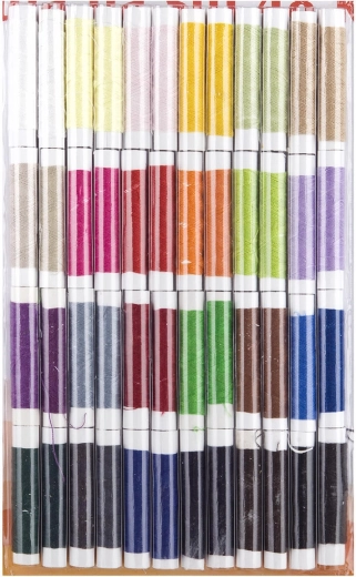 Juego de hilos de colores 48 uds