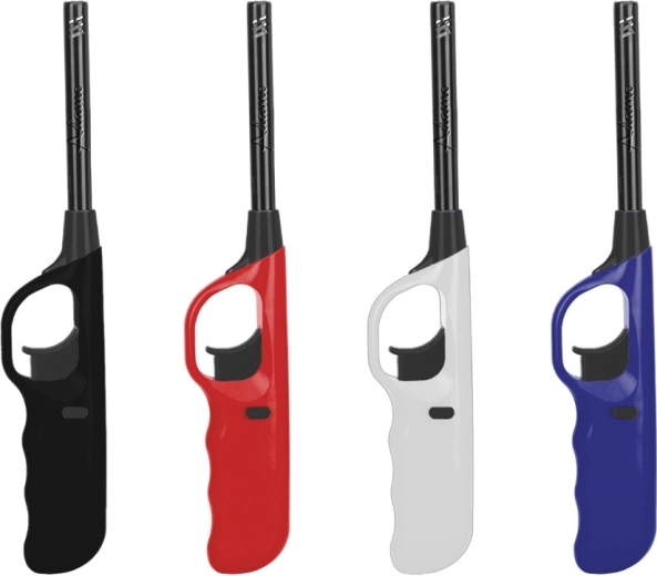 Encendedor de gas recargable en varios colores, 23 cm - 1 unidad