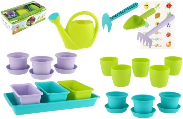 Set de jardín Gardenico Kids con macetas