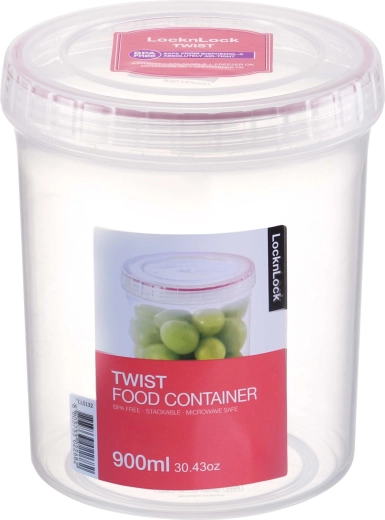 Recipiente para alimentos con tapa de rosca 900 ml LOCK&LOCK