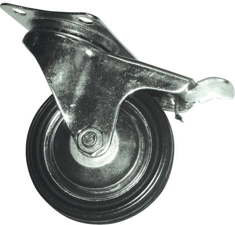 Rueda giratoria con freno de 75 mm, capacidad de carga de 40 kg