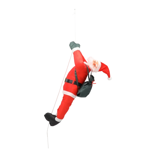 Papá Noel trepando por la cuerda 90 cm
