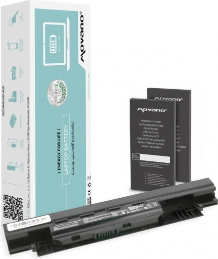 Batería Movano para portátil Asus PRO PU451/PU550/PU551 (A32N1331) 4400 mAh 48 Wh