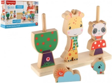Juguete de construcción de madera Fisher-Price para niños