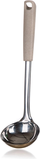 Cucharón NATURAL de acero inoxidable 32 × 8,4 cm