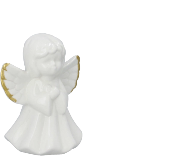 Figura decorativa navideña de ángel - 1 pieza
