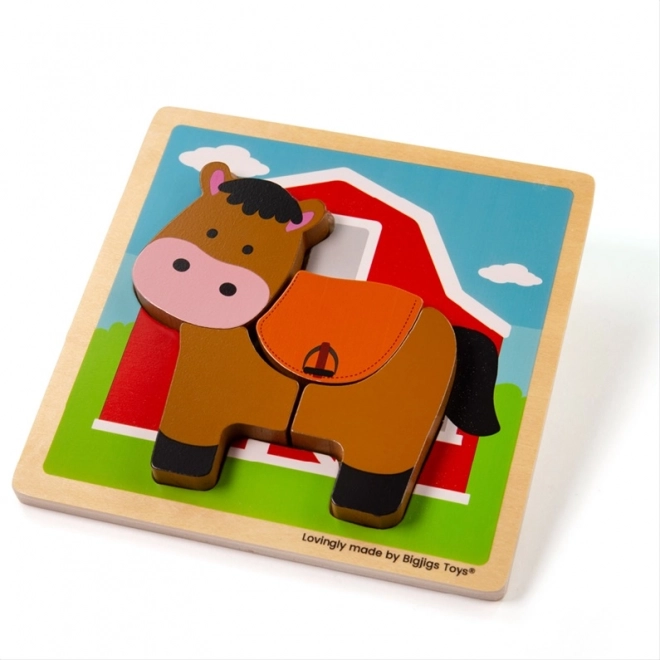 Puzzle encajable Caballito Bigjigs Toys