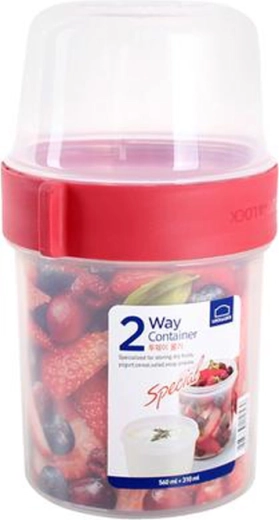 Lock&Lock recipiente para alimentos 2 en 1 560 ml + 310 ml