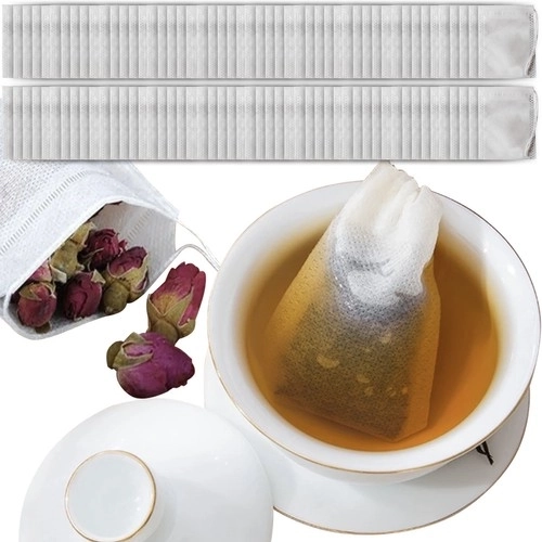 Bolsitas de té desechables con cordón ajustable 100 uds Ruhhy