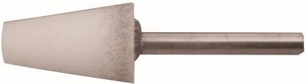 Muela abrasiva cónica con vástago 20/40 × 32 mm, grano 80
