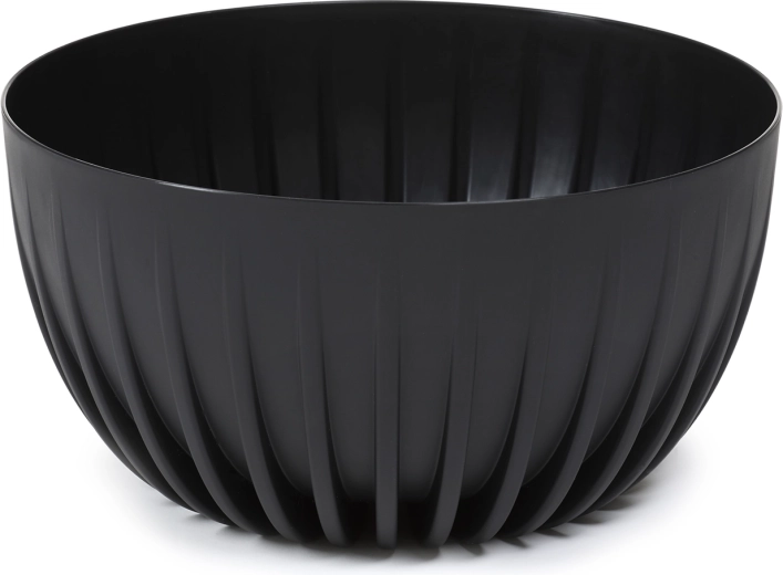 Cuenco para plantas MIRA ECO de plástico reciclado 24 cm negro