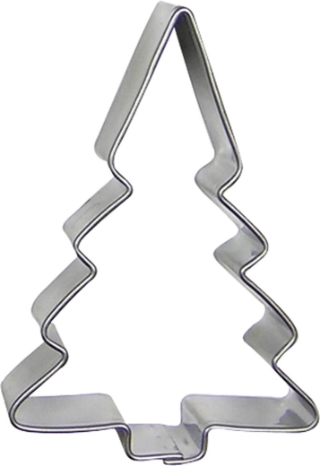Cortadores de galletas de acero inoxidable – árbol, set de 10 uds