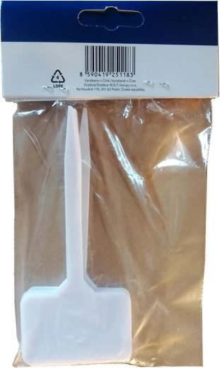 Etiquetas plásticas para clavar en plantas 13,3 × 5,6 cm, paquete de 10 uds.